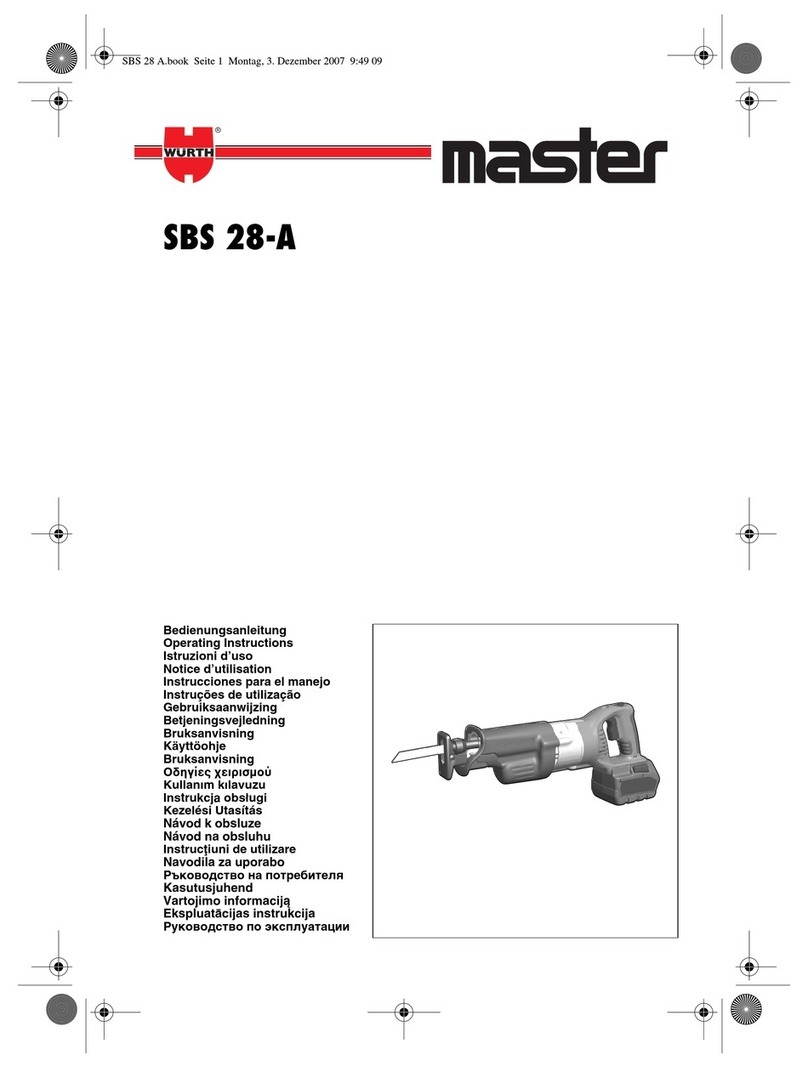 Master SBS 28-A operating instructions