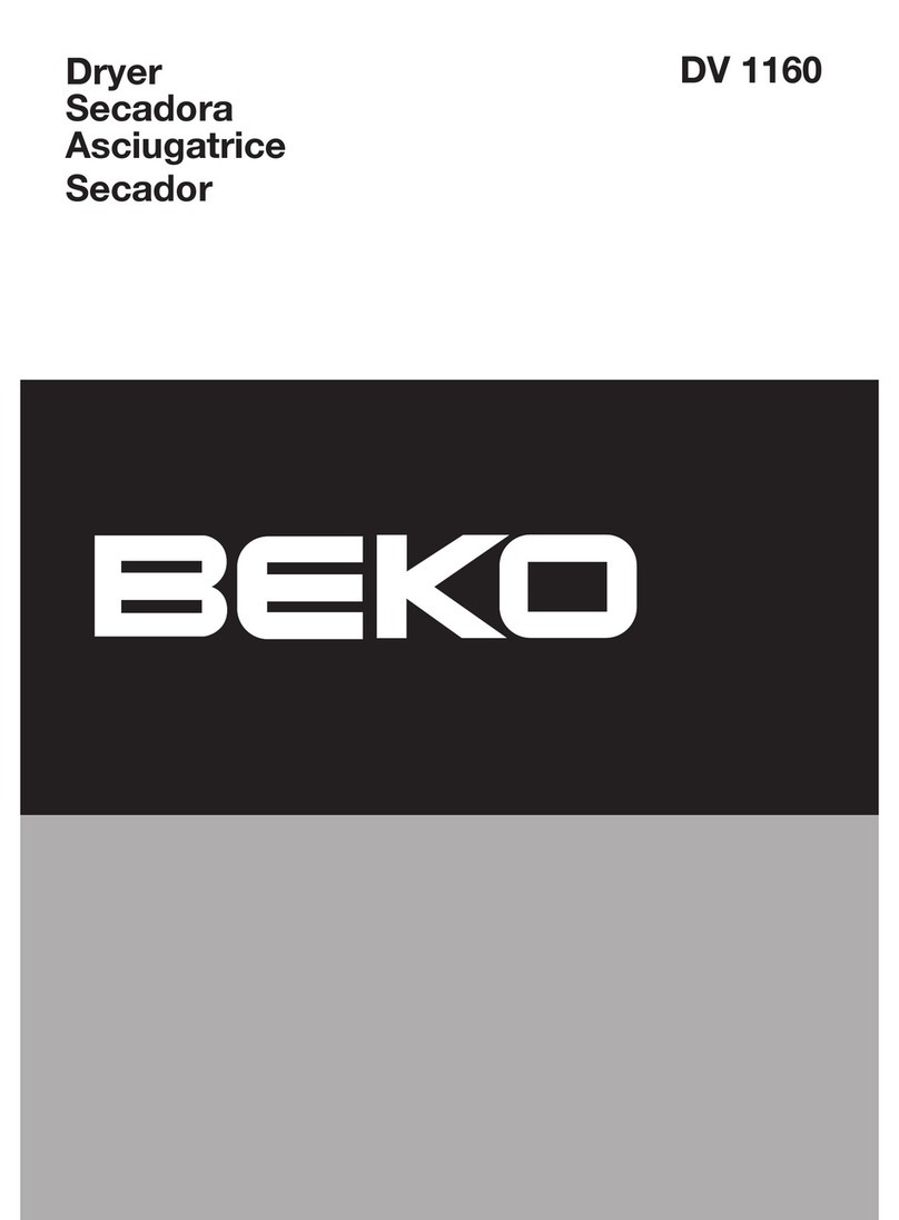 Beko DV 1160 manual