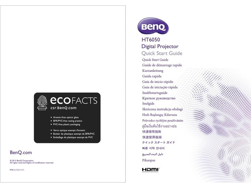 BenQ HT6050 User manual BenQ HT6050 User manual