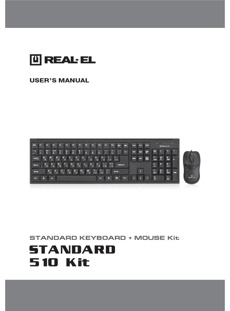 Real-El STANDARD 510 Kit user manual