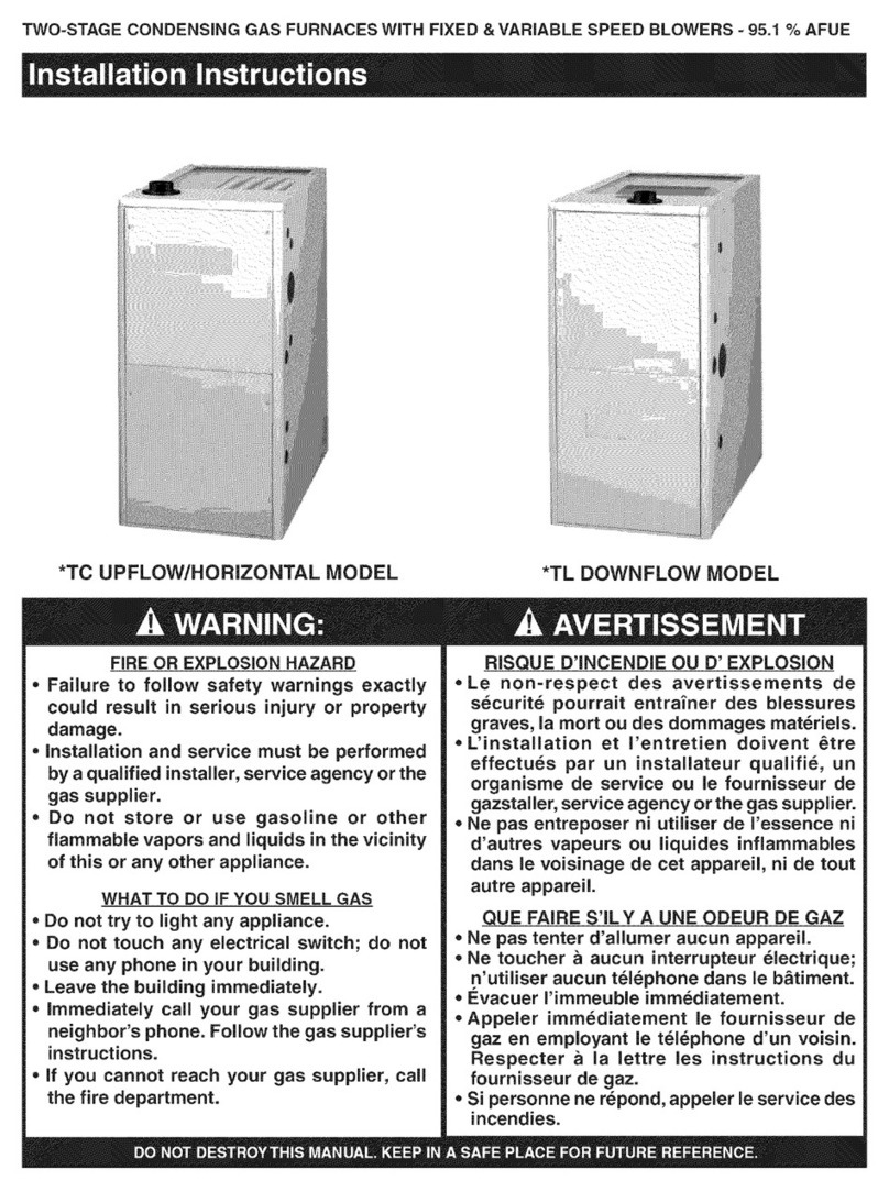 Nordyne *TC installation instructions
