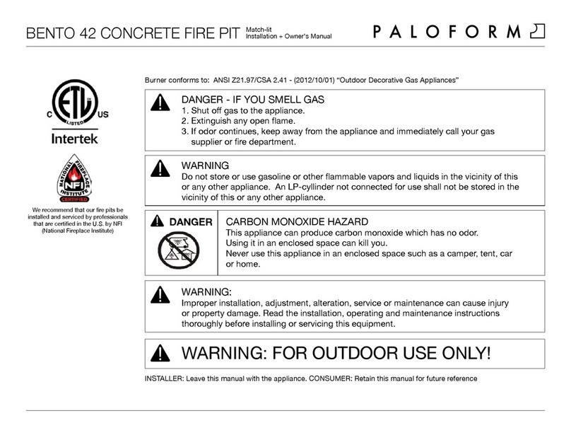 Paloform Bento 42 Corten Instruction Manual Paloform Bento 42 Corten Instruction Manual