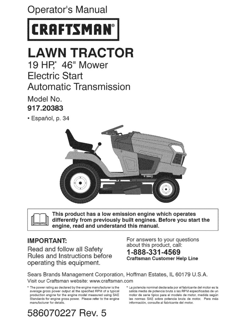 Crafstman 917.20383 User manual