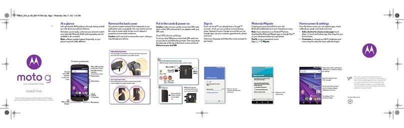 Motorola G 3rd gen User manual