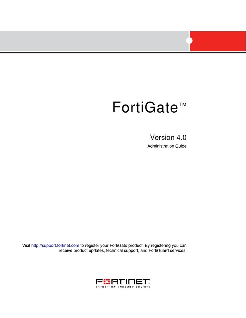 Fortinet Gate 60D Administration guide