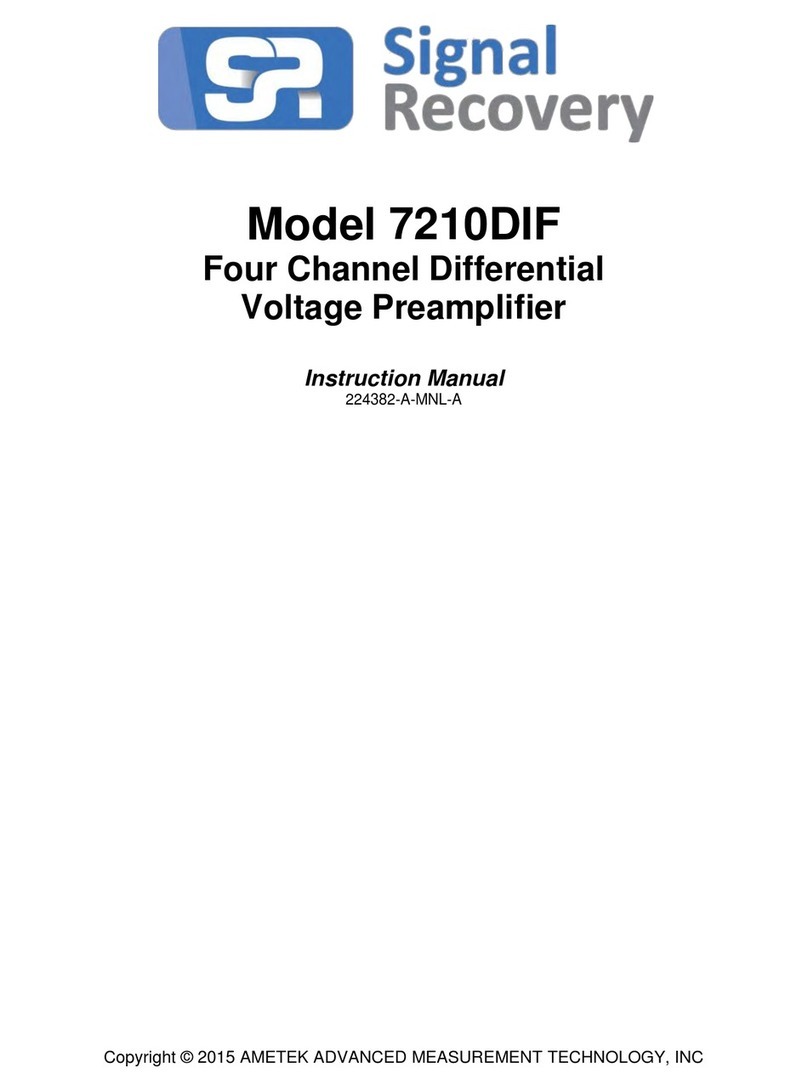 Signal Recovery 7210DIF instruction manual