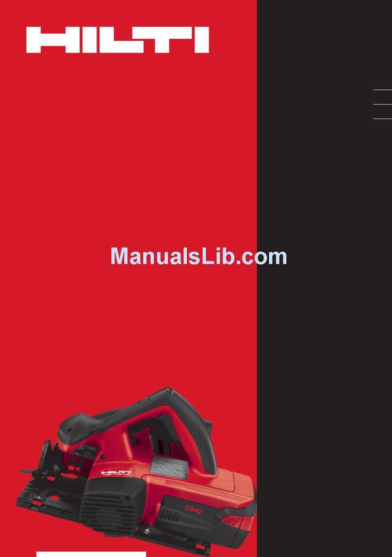 Hilti WSC 7.25-A36 User manual