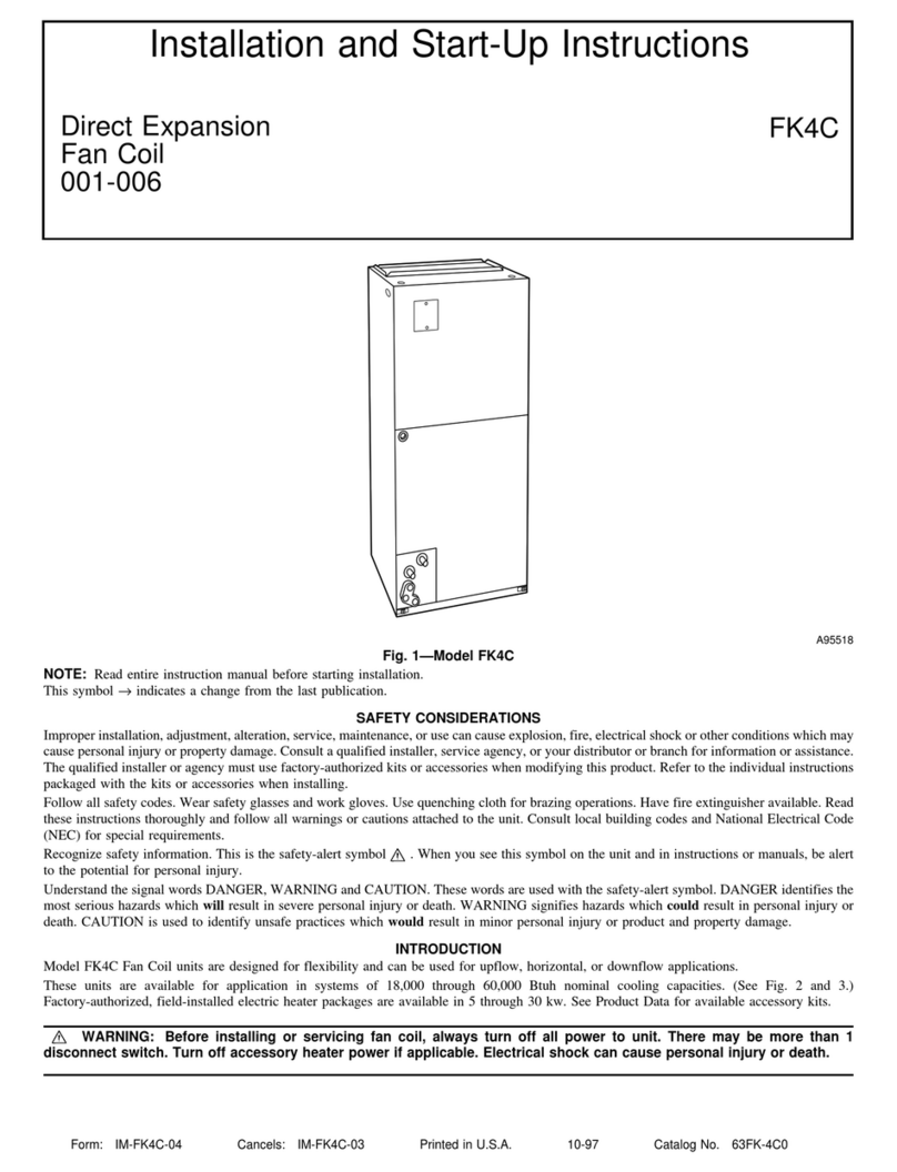 Carrier FK4C Instructions and recipes