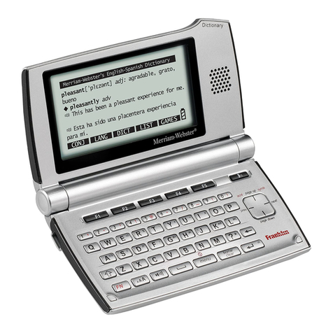 Franklin bes-2110 user manual