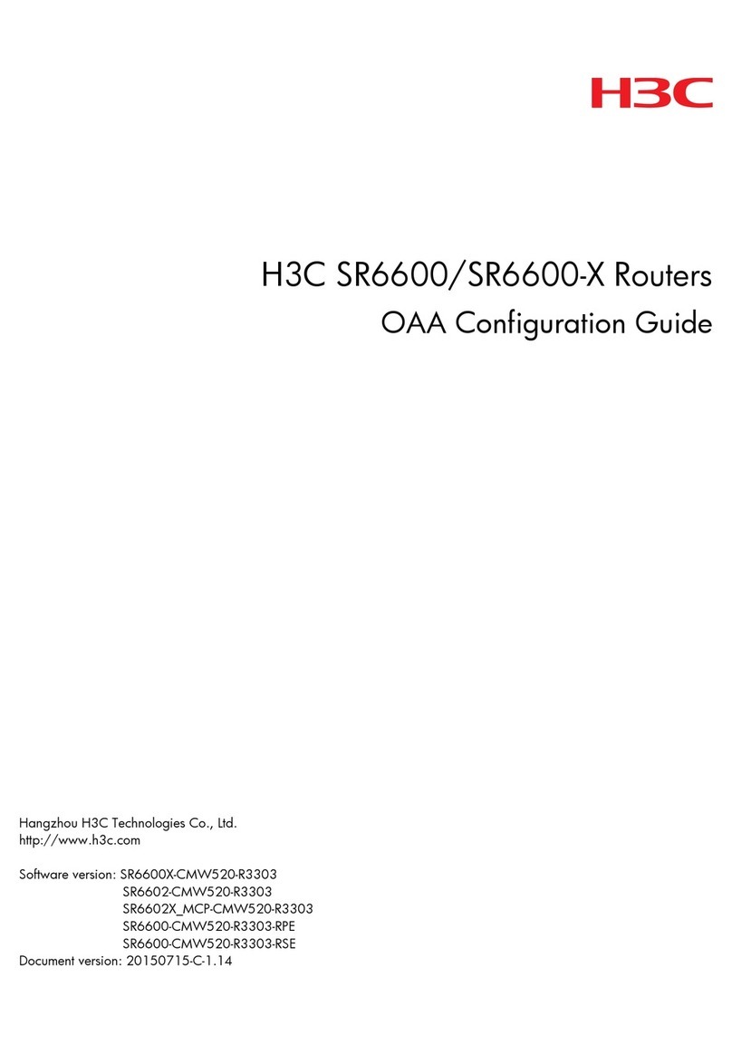 H3C SR6600 SPE-FWM User manual H3C SR6600 SPE-FWM User manual