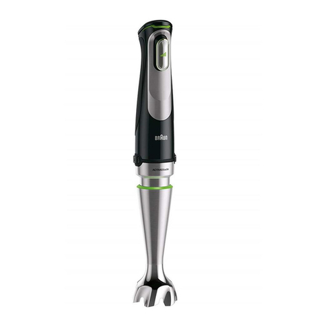 Braun MULTI QUICK 9 User manual
