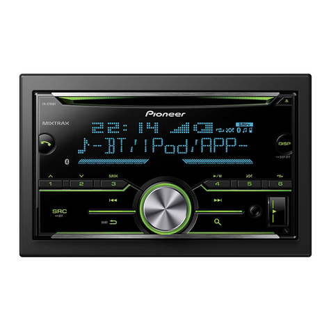 Pioneer FH-X785BT owner's manual