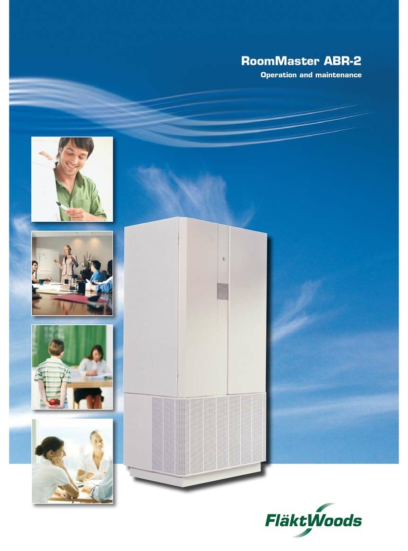 flakt woods RoomMaster ABR-2 Installation guide