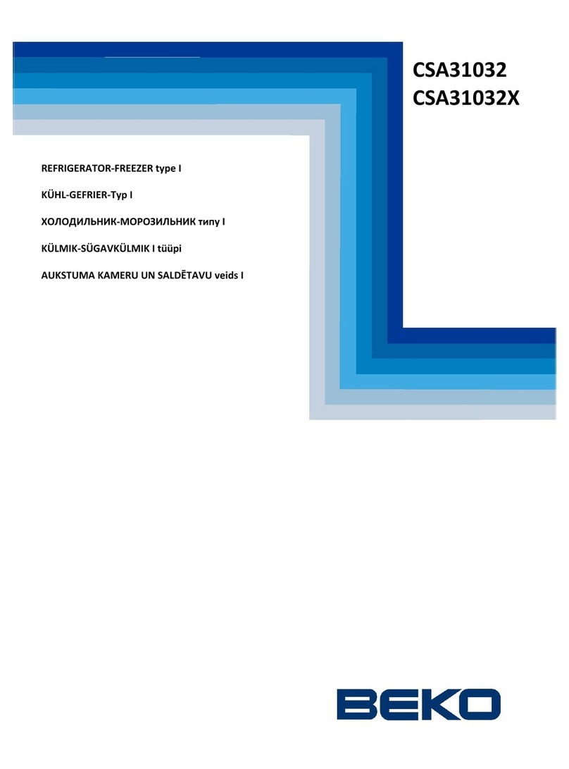 Beko CSA31032 User manual
