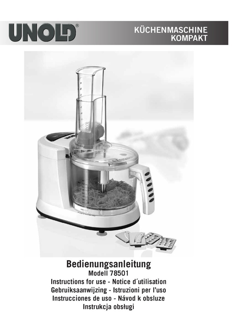 Unold 78501 User manual