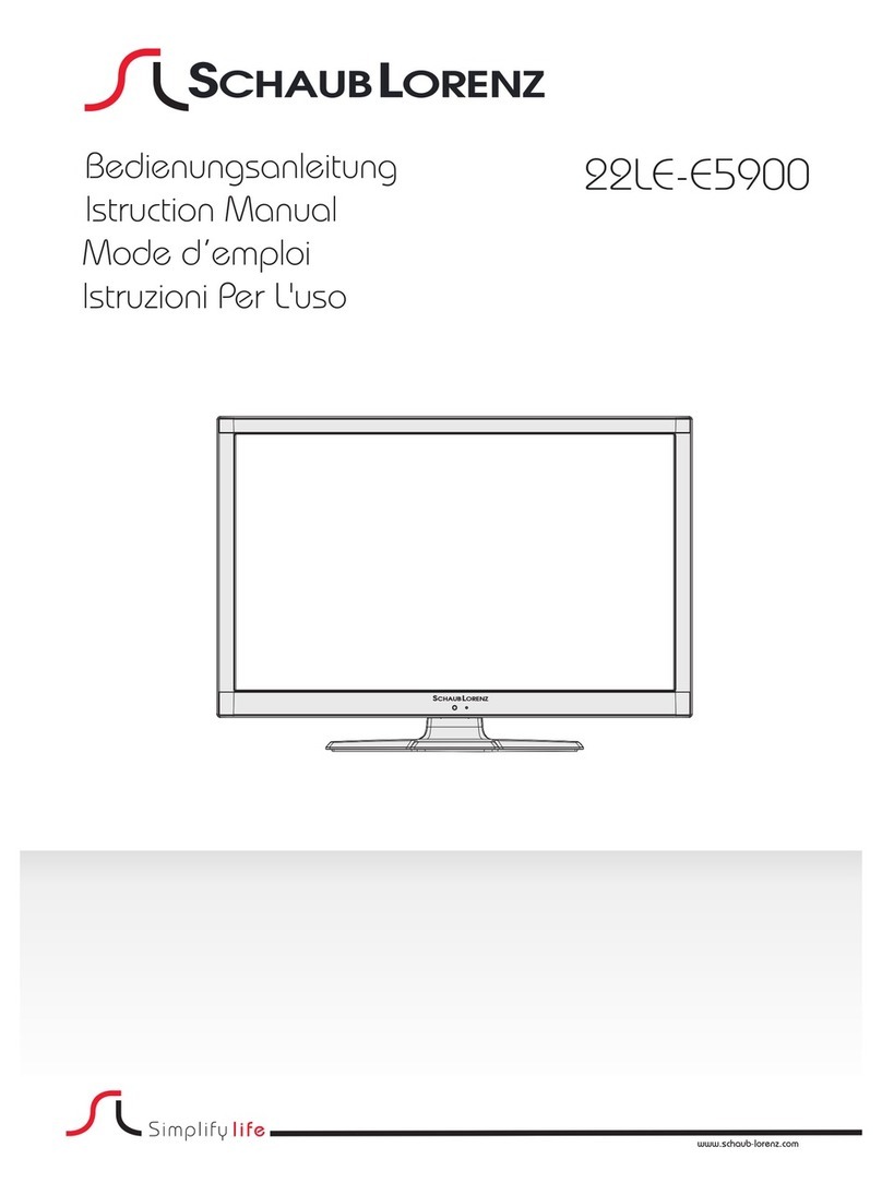 Schaub Lorenz 22LE-E5900 User manual Schaub Lorenz 22LE-E5900 User manual