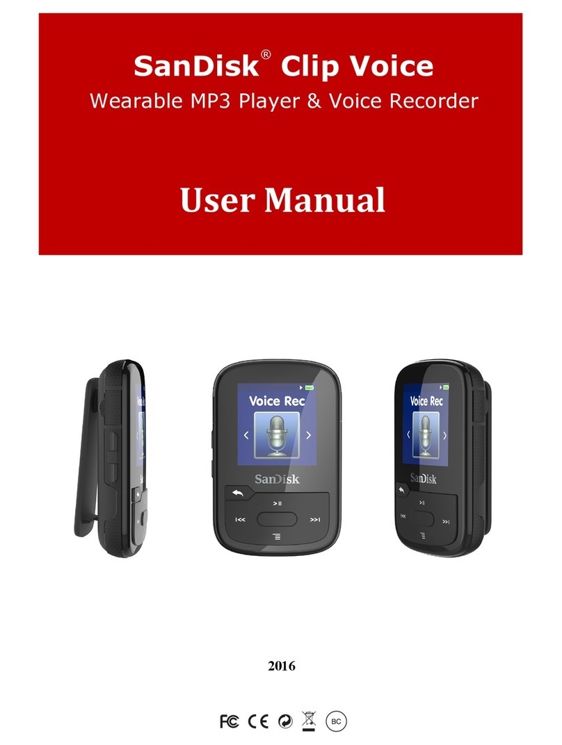 SanDisk CLIP VOICE user manual