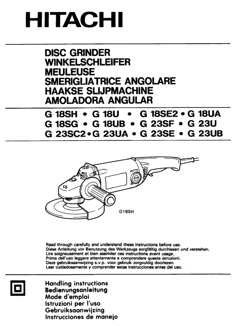 Hitachi G 18SH User manual