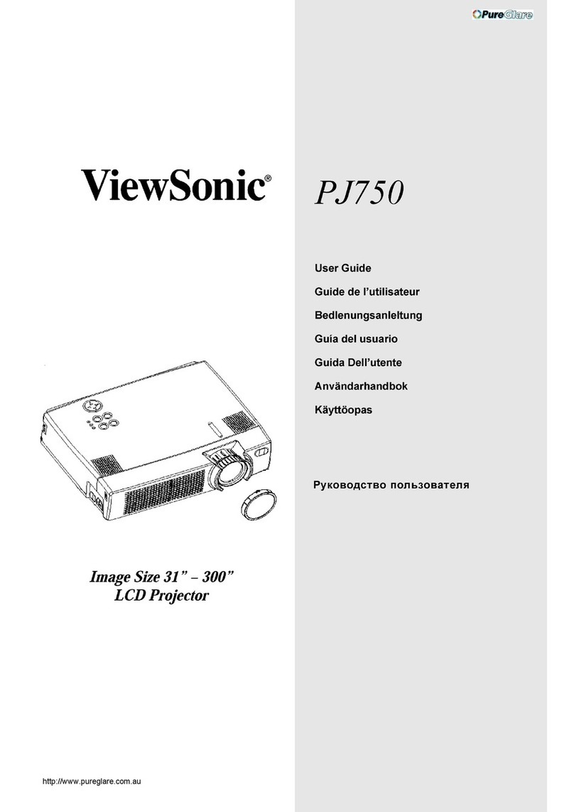 ViewSonic PJ750 user guide