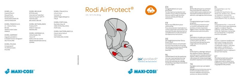 MaxiCosi Rodi AirProtect User manual MaxiCosi Rodi AirProtect User manual