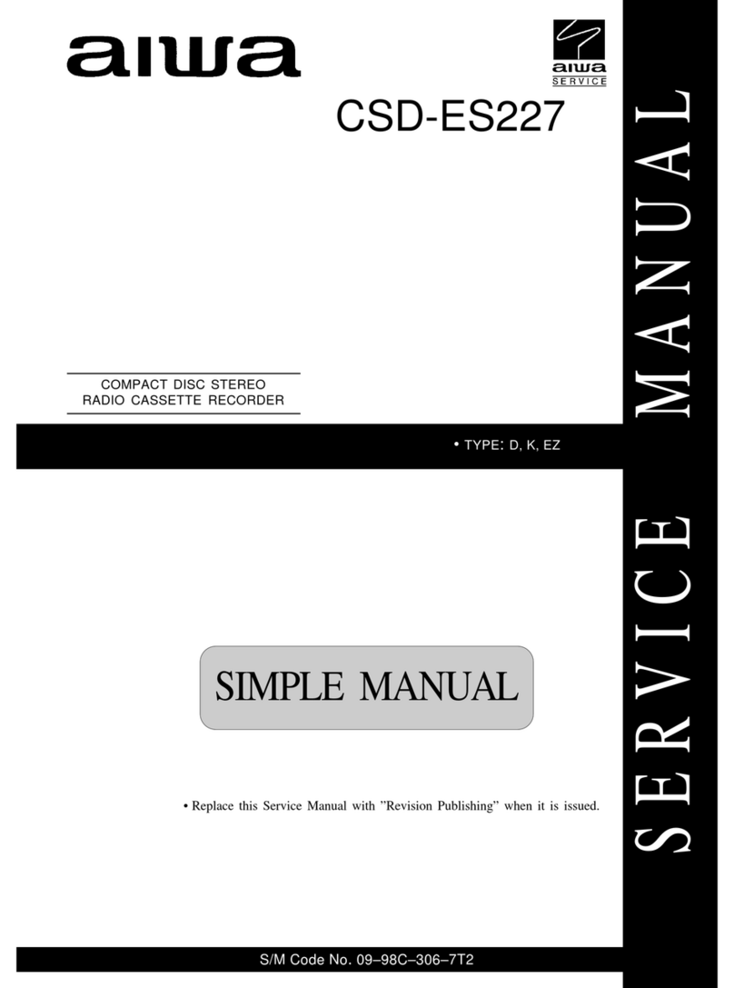 Aiwa CSD-ES227 User manual
