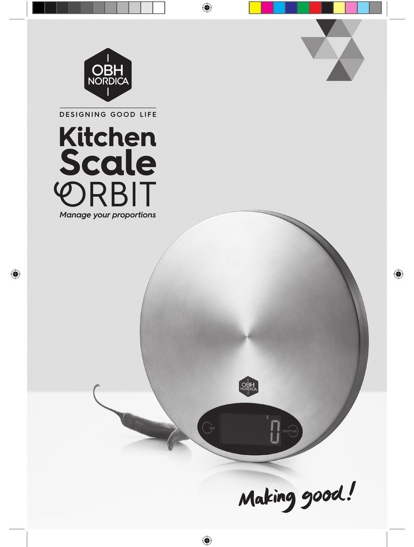 OBH Nordica Orbit instruction manual