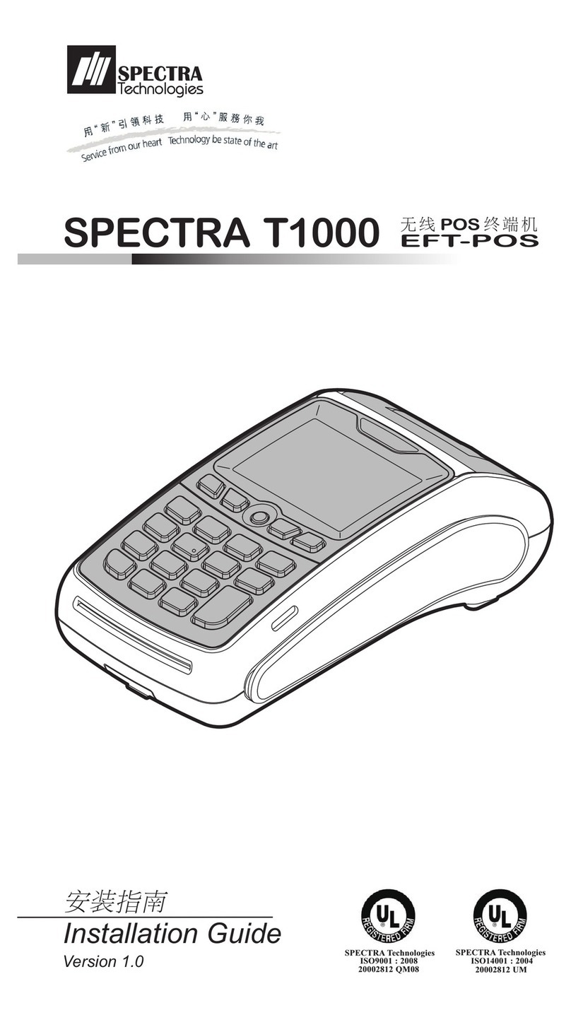 Spectra T1000 installation guide