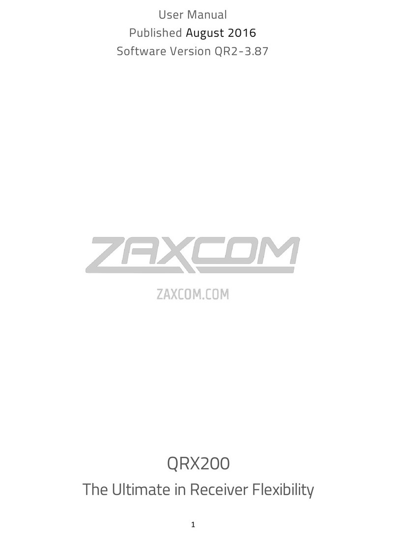 Zaxcom QRX200 user manual