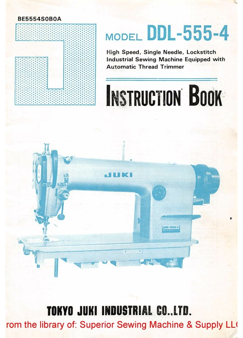 JUKI DDL-555-4 User manual