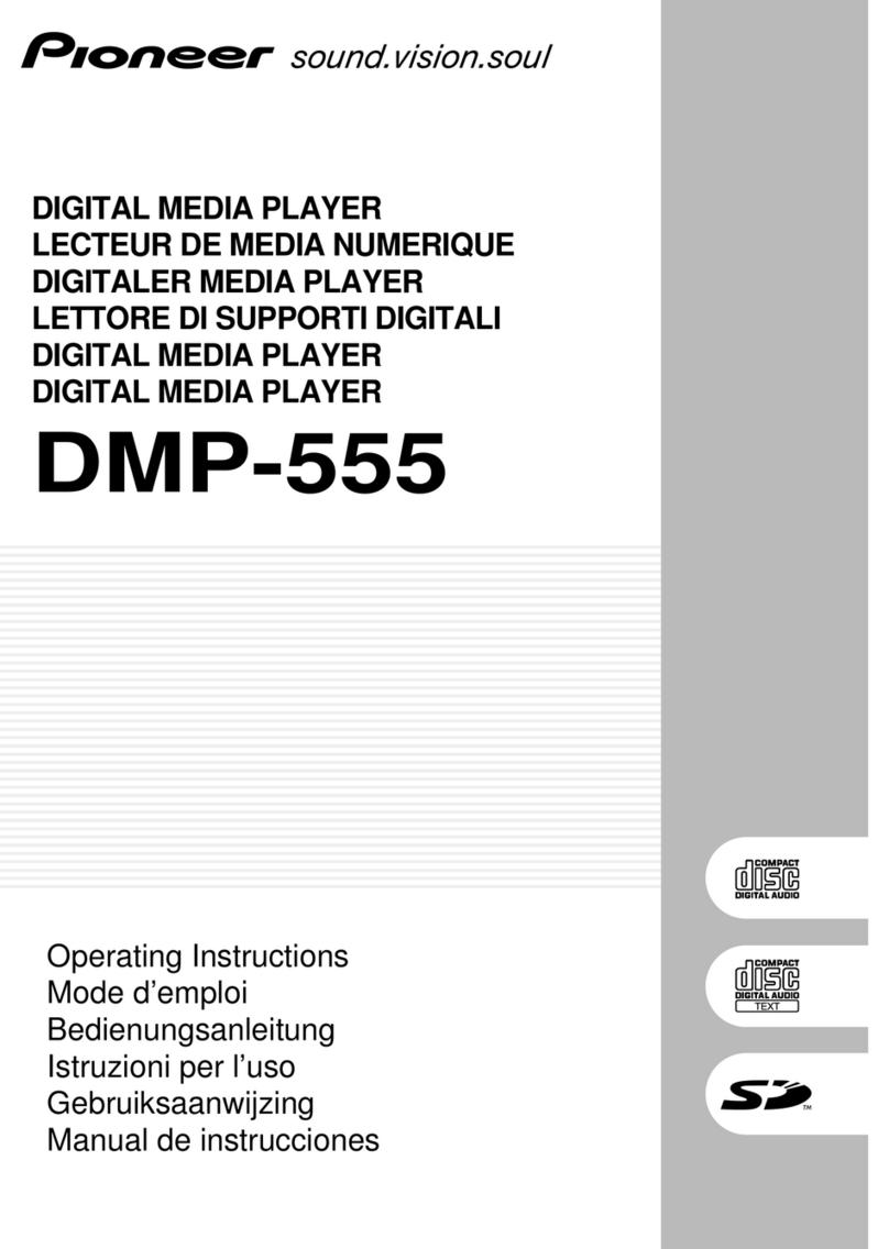 Pioneer DMP-555 User manual