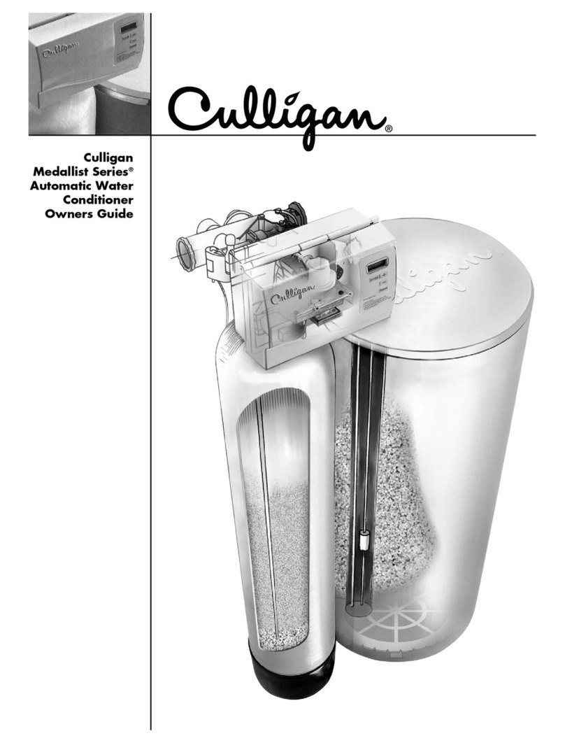 Culligan MEDALLIST SERIES owner's guide