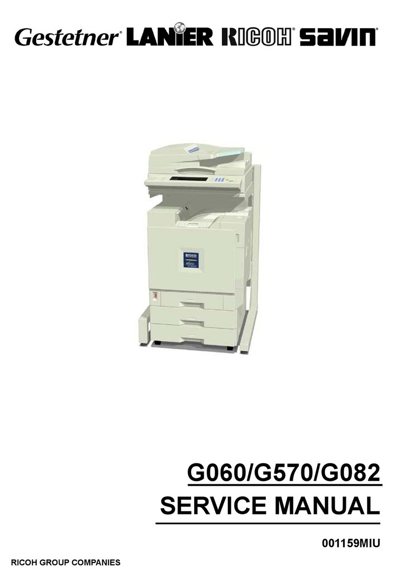 Gestetner G060 User manual Gestetner G060 User manual