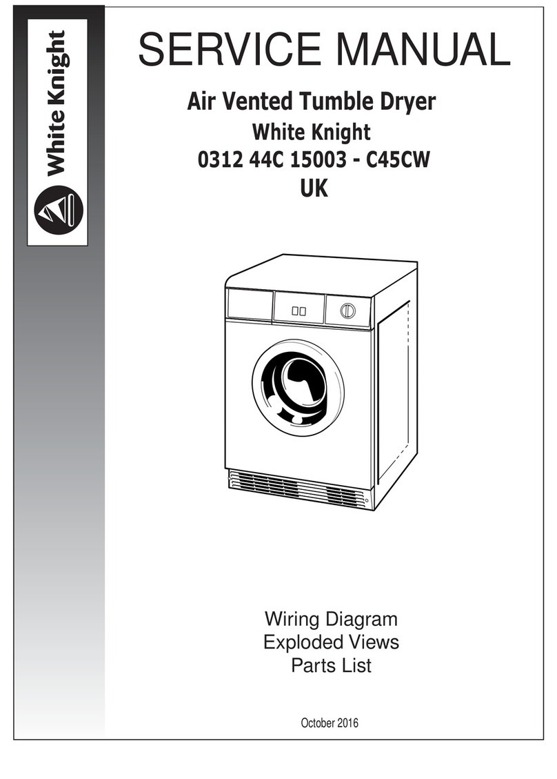 White Knight 0312 44C 15003 - C45CW Service manual