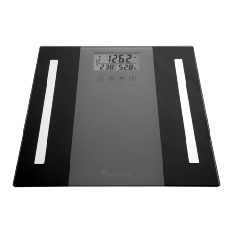 Detecto D217 User manual