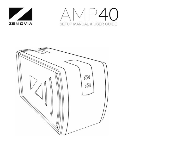ZENOVIA AMP40 User manual