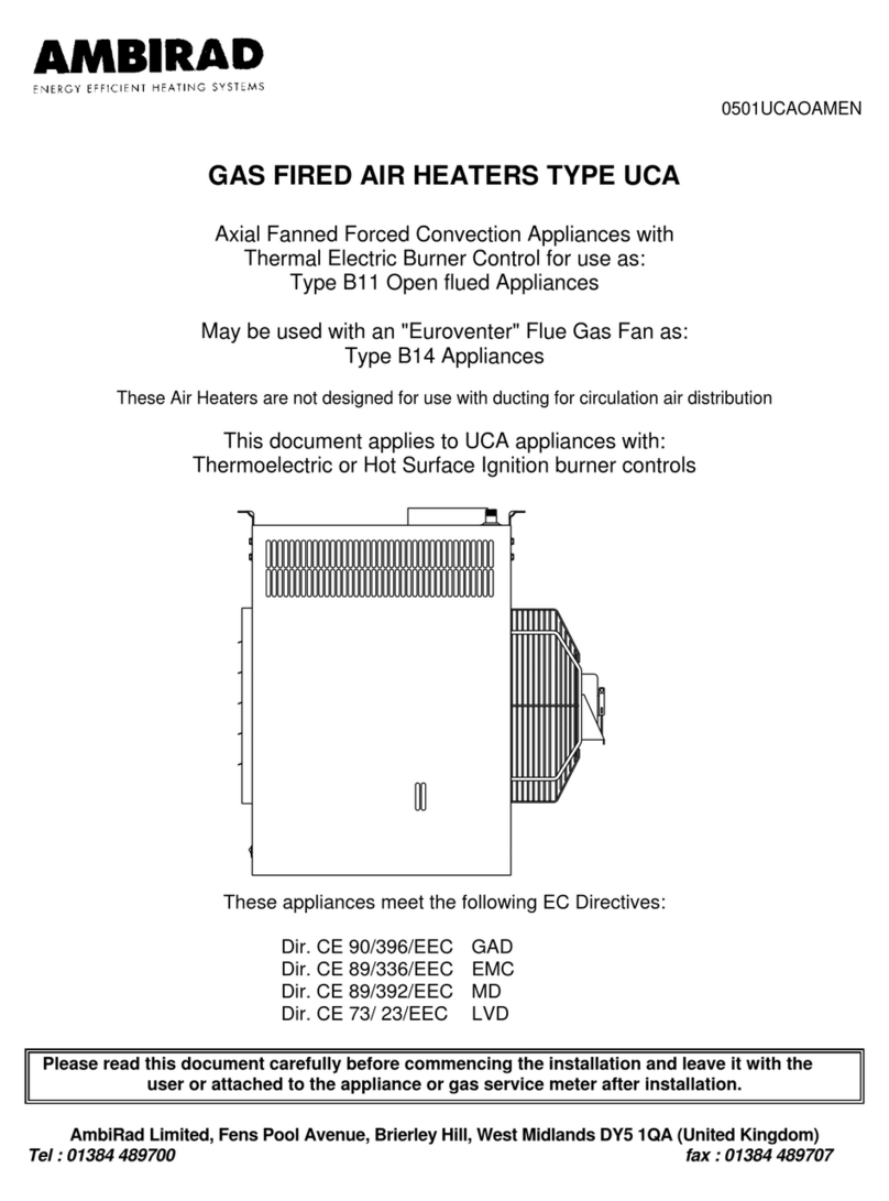 Ambirad UCA 25 User manual