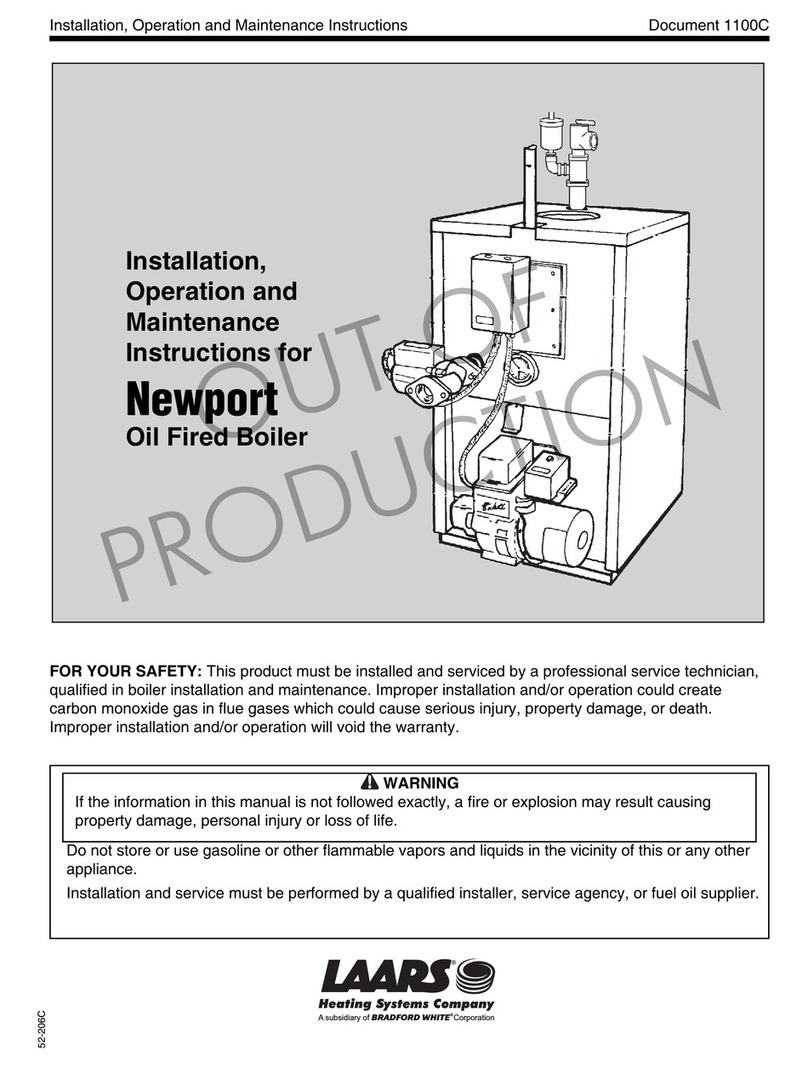 Laars newport Installation, operation and maintanance Laars newport Installation, operation and maintanance