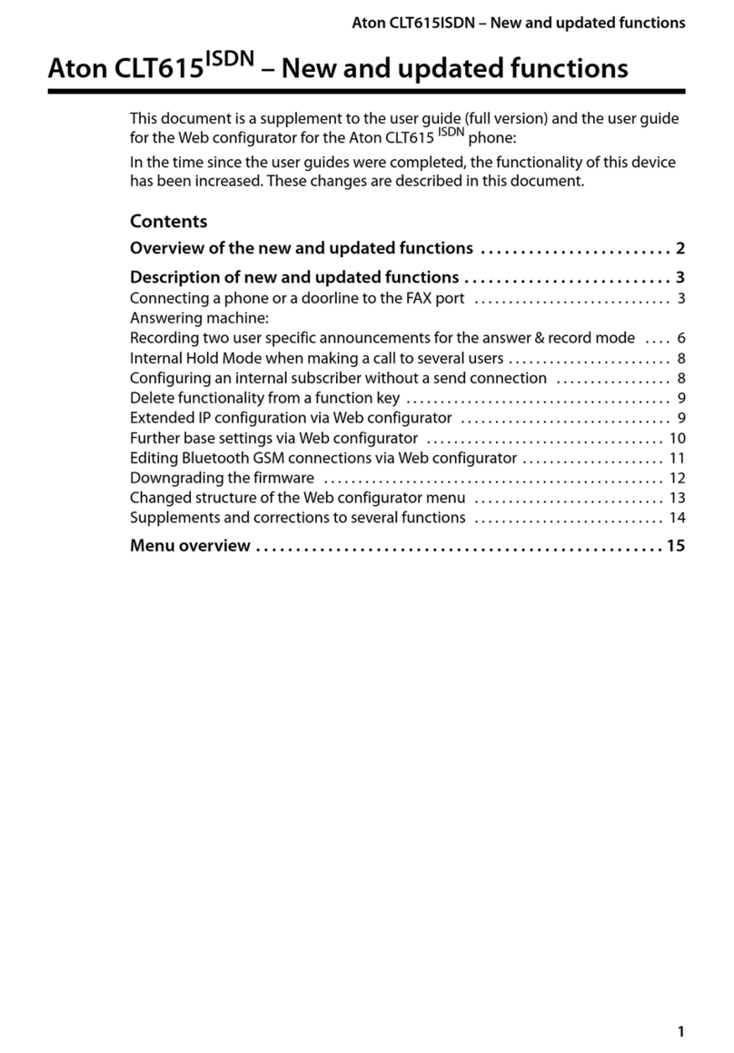 ATON CLT 615 user manual