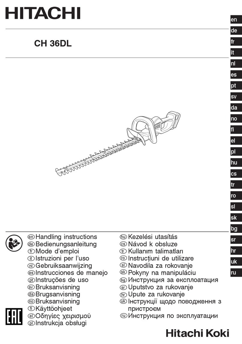 Hitachi CH 36DL User manual