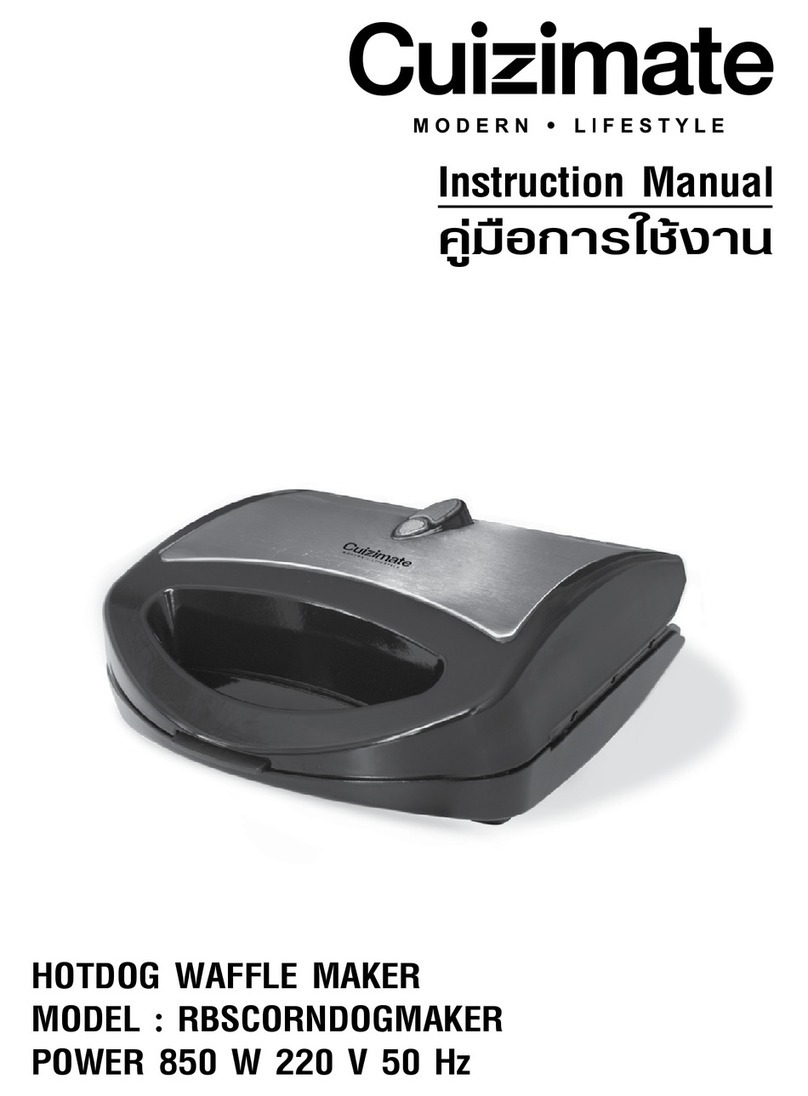 Cuizimate RBSCORNDOGMAKER instruction manual
