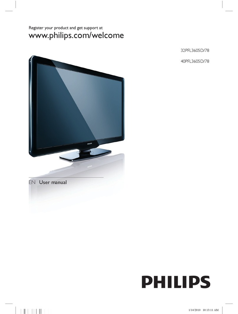 Philips 32pfl3605d/78 User manual