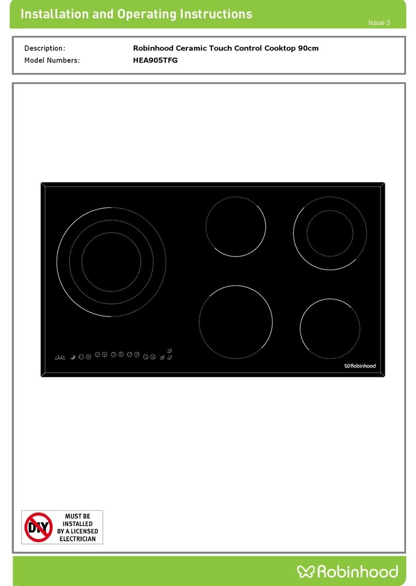 ROBINHOOD HEA905TFG User manual