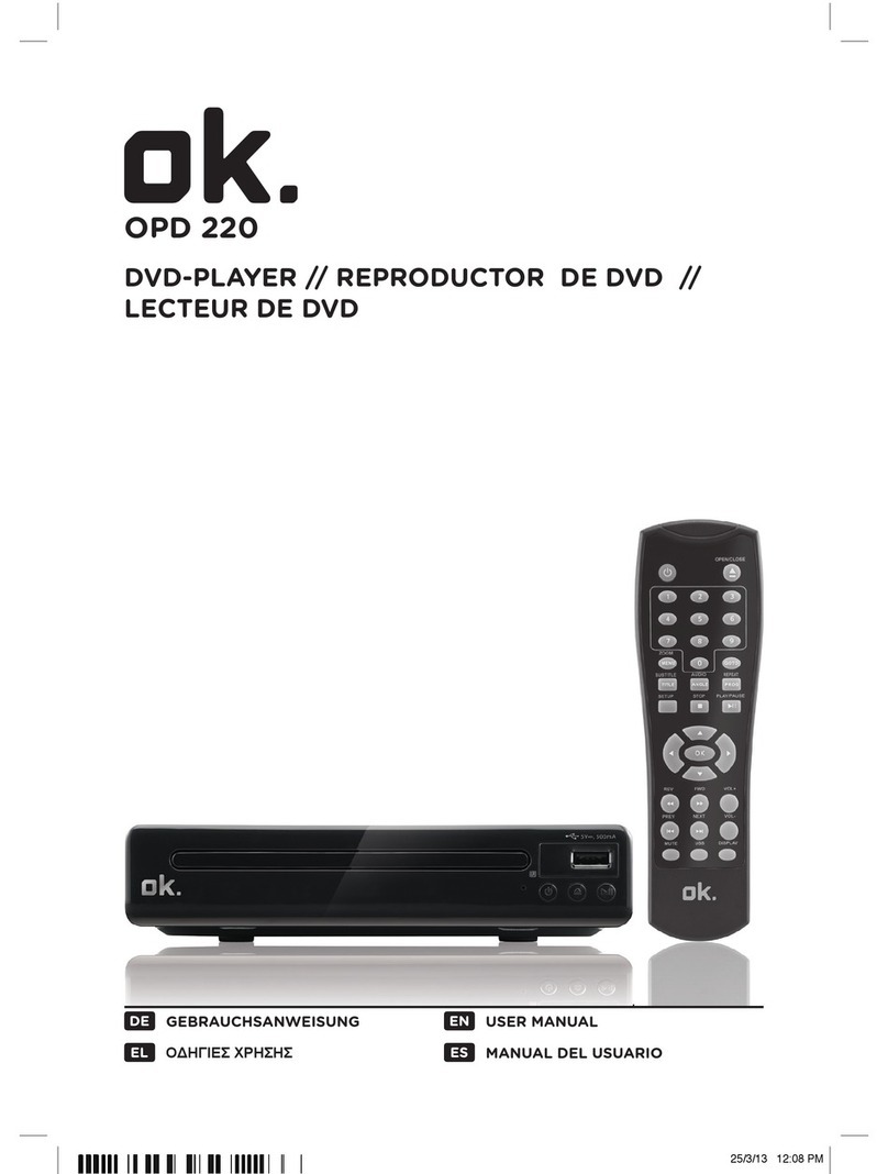 O.K. OPD 220 user manual