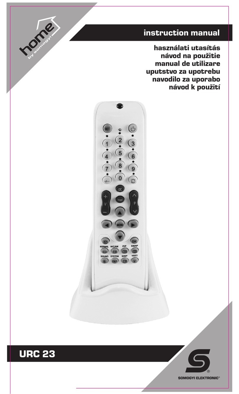 Somogyi URC23 instruction manual