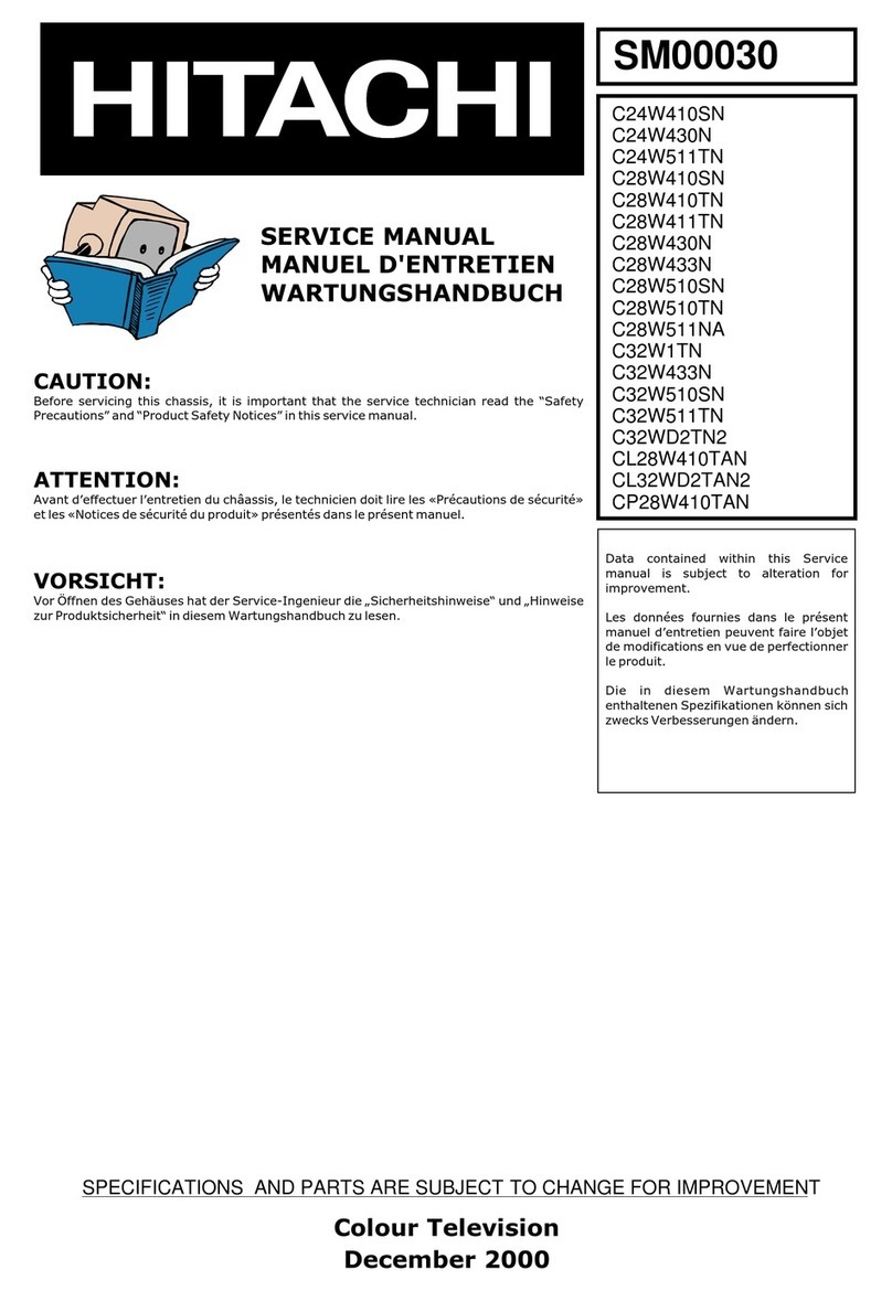 Hitachi C24W410SN User manual