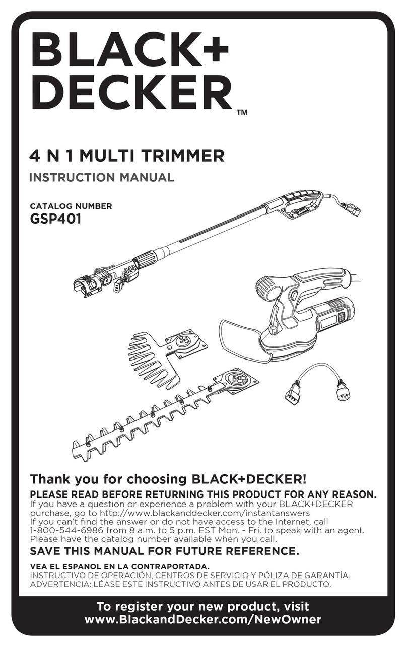 Black & Decker GSP401 instruction manual