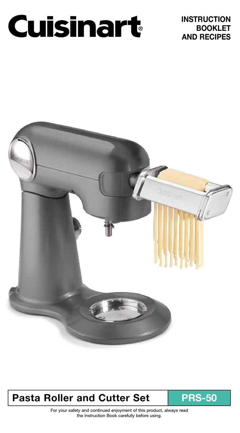 Cuisinart PRS-50 Instruction booklet