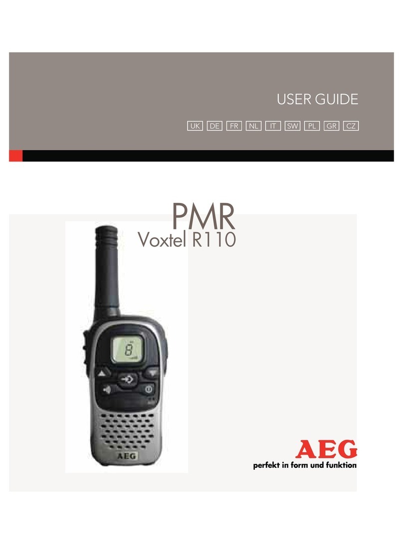 AEG Voxtel R110 User manual