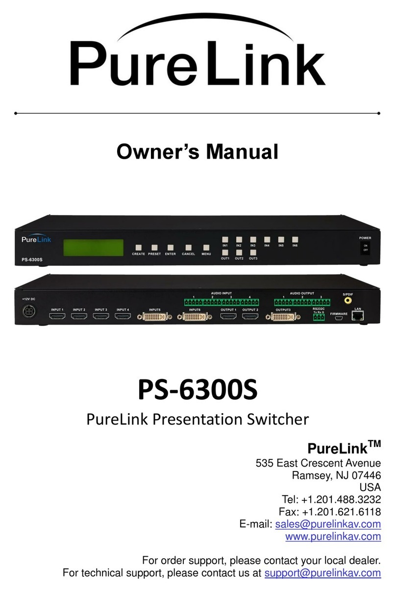 PureLink PS-6300S User manual