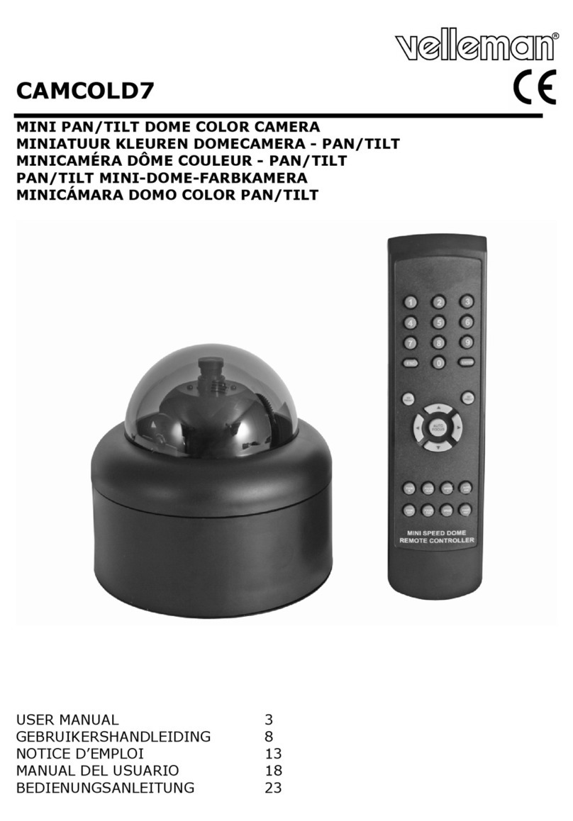 Velleman CAMCOLD7 user manual